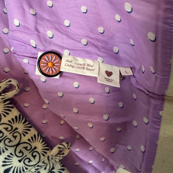 NWT Alix of Bohemia Western Lapis Trellis Jacket Size Large - Picture 8 of 16